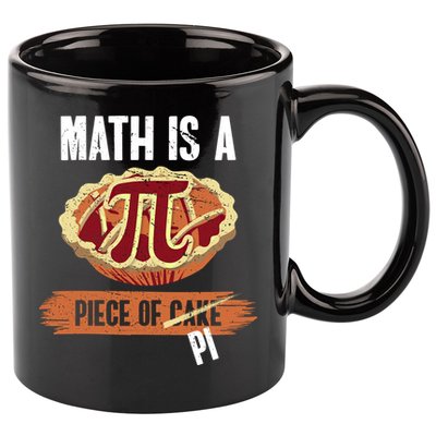 Math Is A Piece Of Pi Meaningful Gift Pi Day Meaningful Gift 11oz C Handle Ceramic Mug