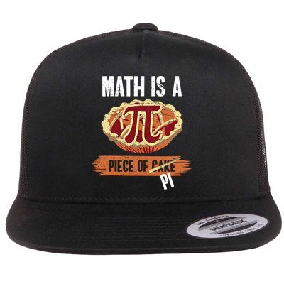 Math Is A Piece Of Pi Meaningful Gift Pi Day Meaningful Gift Flatbill Hat