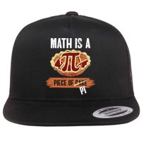 Math Is A Piece Of Pi Meaningful Gift Pi Day Meaningful Gift Flatbill Hat