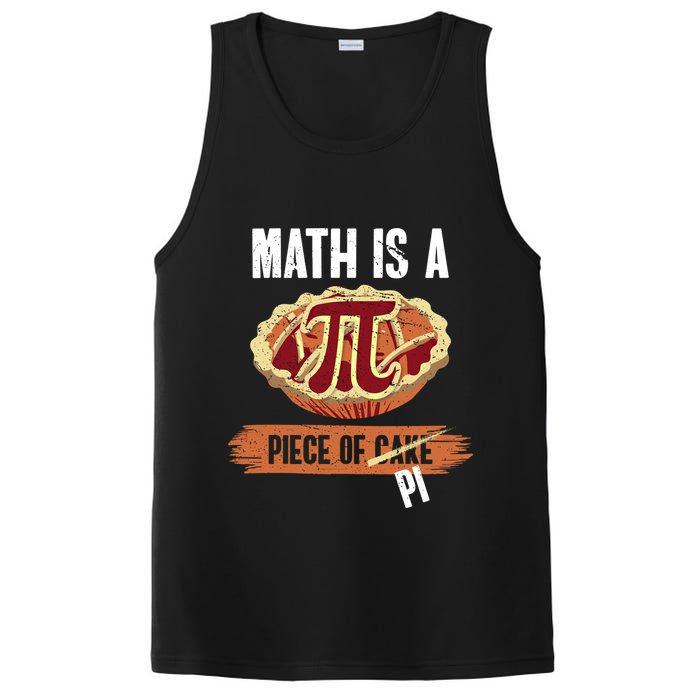 Math Is A Piece Of Pi Meaningful Gift Pi Day Meaningful Gift PosiCharge Competitor Tank