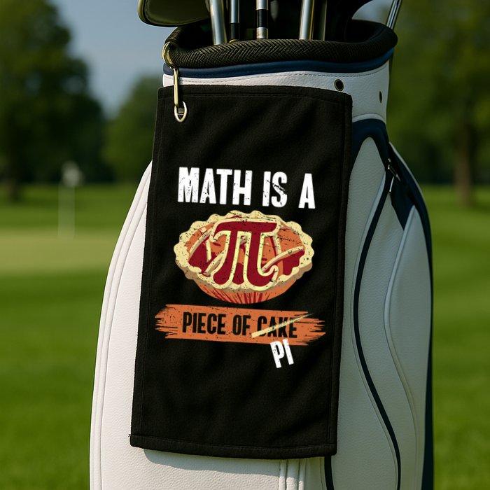 Math Is A Piece Of Pi Meaningful Gift Pi Day Meaningful Gift Golf Towel