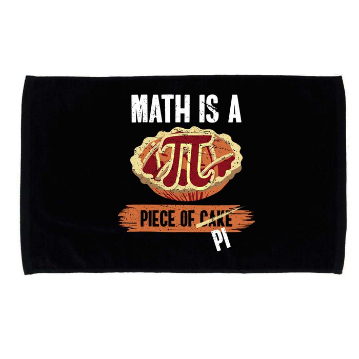 Math Is A Piece Of Pi Meaningful Gift Pi Day Meaningful Gift Microfiber Hand Towel