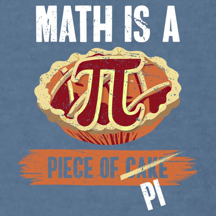 Math Is A Piece Of Pi Meaningful Gift Pi Day Meaningful Gift Garment-Dyed Sweatshirt