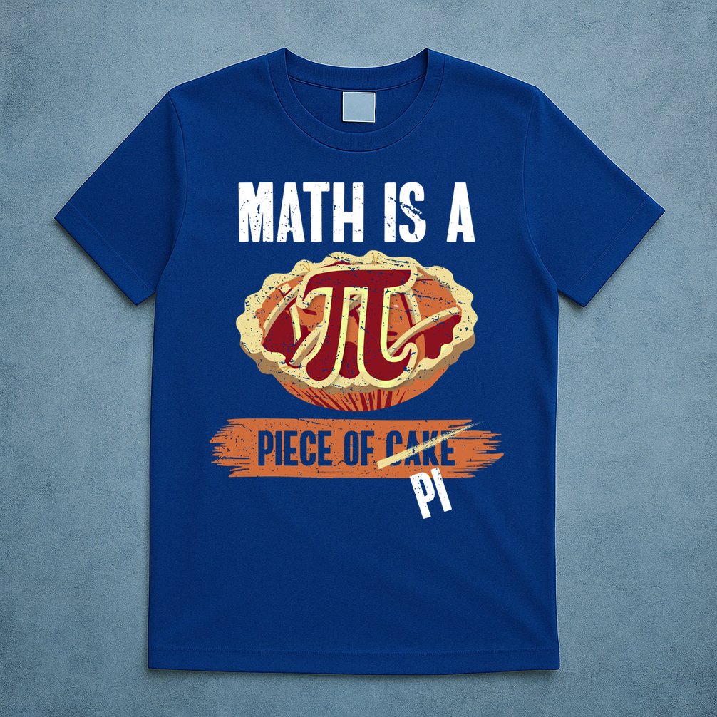 Math Is A Piece Of Pi Meaningful Gift Pi Day Meaningful Gift T-Shirt