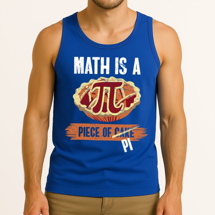 Math Is A Piece Of Pi Meaningful Gift Pi Day Meaningful Gift Tank Top