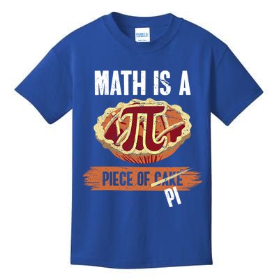 Math Is A Piece Of Pi Meaningful Gift Pi Day Meaningful Gift Kids T-Shirt