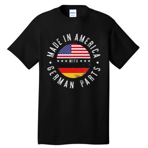 Made In America With German Parts Germany Pride Tall T-Shirt