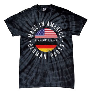 Made In America With German Parts Germany Pride Tie-Dye T-Shirt