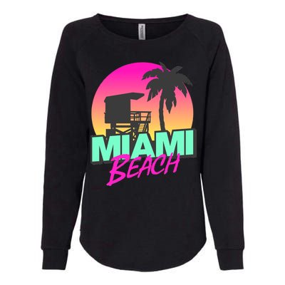 Miami Beach Womens California Wash Sweatshirt