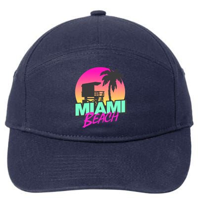 Miami Beach 7-Panel Snapback Hat