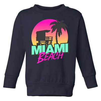 Miami Beach Toddler Sweatshirt