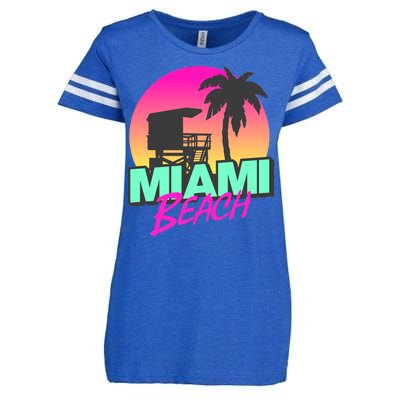 Miami Beach Enza Ladies Jersey Football T-Shirt