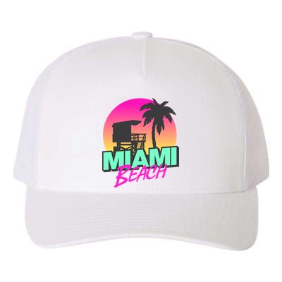 Miami Beach Yupoong Adult 5-Panel Trucker Hat