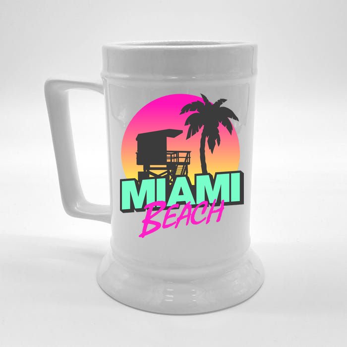 Miami Beach Beer Stein