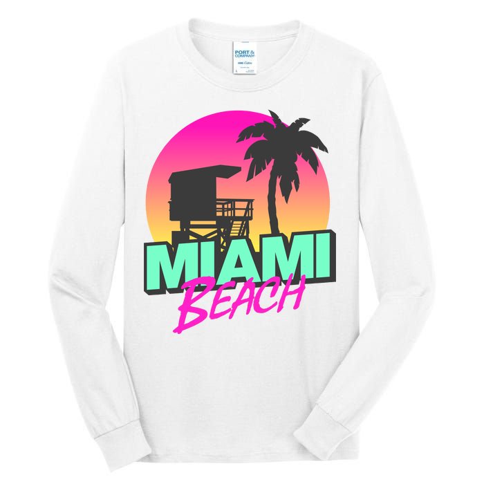 Miami Beach Tall Long Sleeve T-Shirt