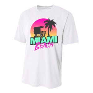 Miami Beach Youth Performance Sprint T-Shirt