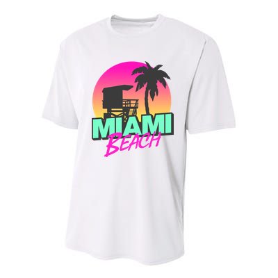Miami Beach Youth Performance Sprint T-Shirt