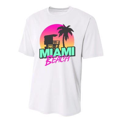 Miami Beach Youth Performance Sprint T-Shirt