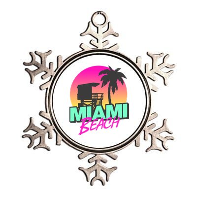 Miami Beach Metallic Star Ornament