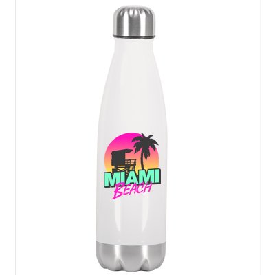 Miami Beach Stainless Steel Insulated Water Bottle