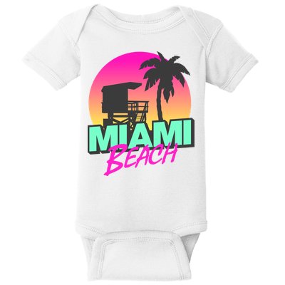 Miami Beach Baby Bodysuit