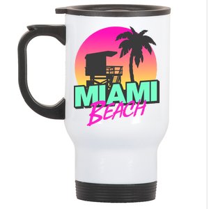 Miami Beach Stainless Steel Travel Mug