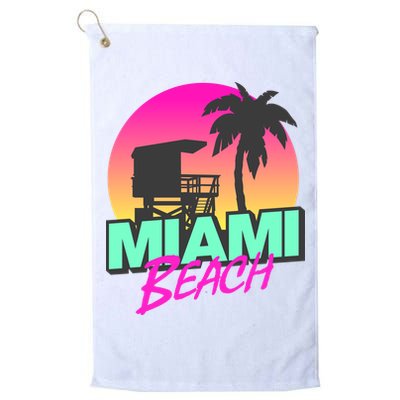 Miami Beach Golf Towel