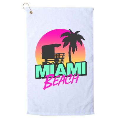 Miami Beach Platinum Collection Golf Towel