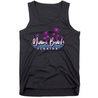 Miami Beach Florida Neon Tank Top