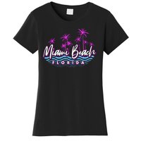 Miami Beach Florida Neon Women's T-Shirt