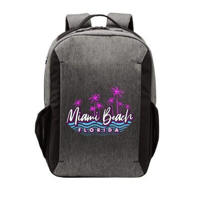 Miami Beach Florida Neon Vector Backpack