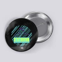 Miami Beach Palm Trees Retro Button