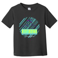 Miami Beach Palm Trees Retro Toddler T-Shirt