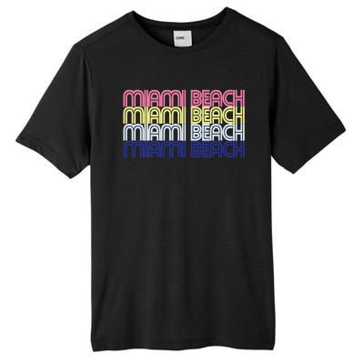 Miami Beach Repeat Tall Fusion ChromaSoft Performance T-Shirt