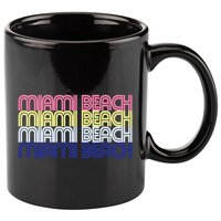 Miami Beach Repeat 11oz C Handle Ceramic Mug