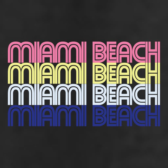 Miami Beach Repeat 11oz C Handle Ceramic Mug