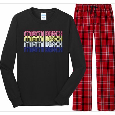 Miami Beach Repeat Long Sleeve Pajama Set