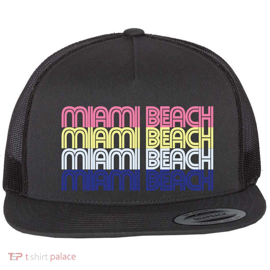 Miami Beach Repeat Flatbill Hat