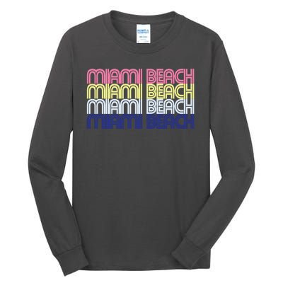 Miami Beach Repeat Tall Long Sleeve T-Shirt