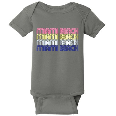 Miami Beach Repeat Baby Bodysuit