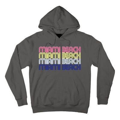 Miami Beach Repeat Tall Hoodie