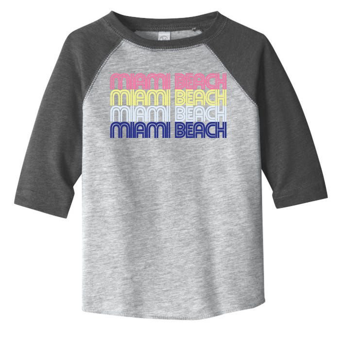 Miami Beach Repeat Toddler Fine Jersey T-Shirt