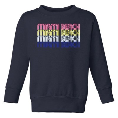 Miami Beach Repeat Toddler Sweatshirt