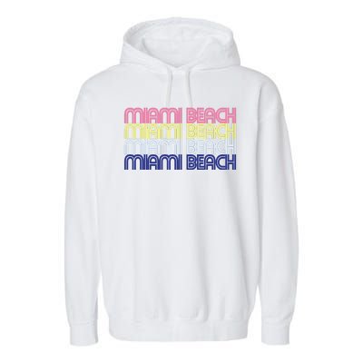 Miami Beach Repeat Garment-Dyed Fleece Hoodie