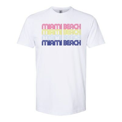 Miami Beach Repeat Softstyle CVC T-Shirt