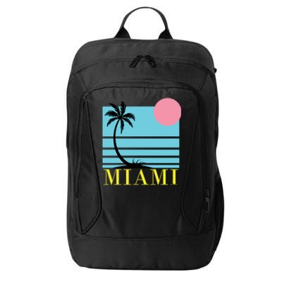 Miami Beach Sunset City Backpack