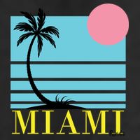 Miami Beach Sunset Adult Drive Performance Visor