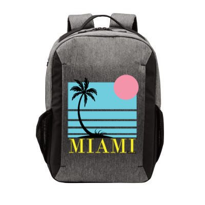 Miami Beach Sunset Vector Backpack