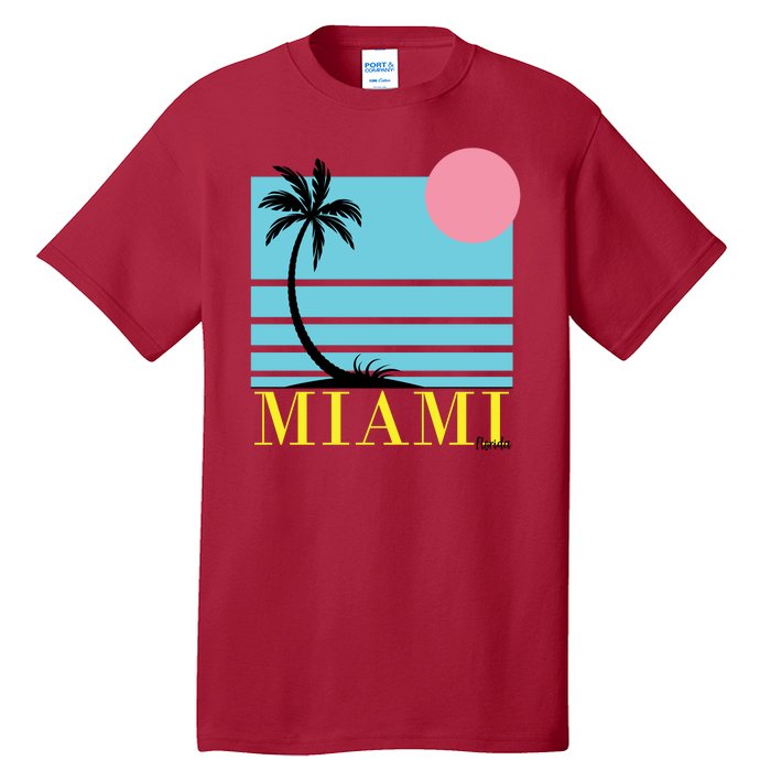 Miami Beach Sunset Tall T-Shirt