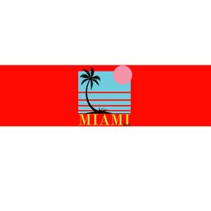 Miami Beach Sunset Bumper Sticker